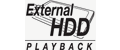 External HDD playback