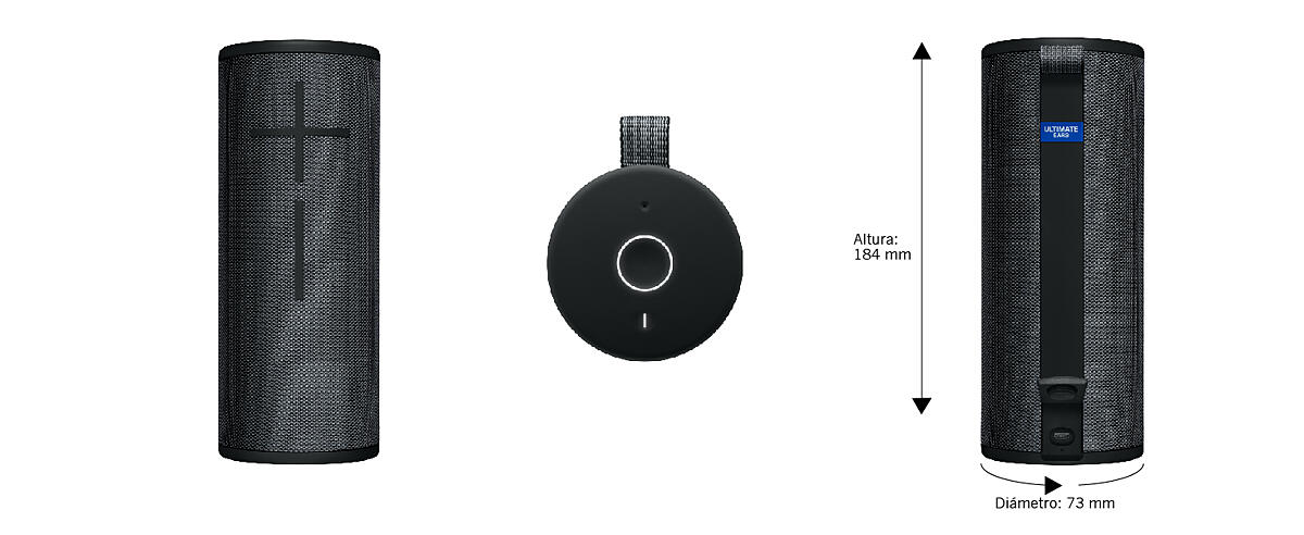 Bocina Ultimate Ears BOOM 3, Altavoz 9 UE BOOM 3