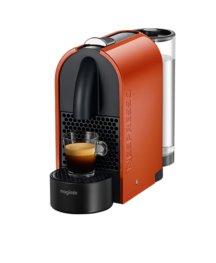 klein in verlegenheid gebracht bossen Nespresso® U Mat M130 coffee machine by Magimix®, Pure Orange