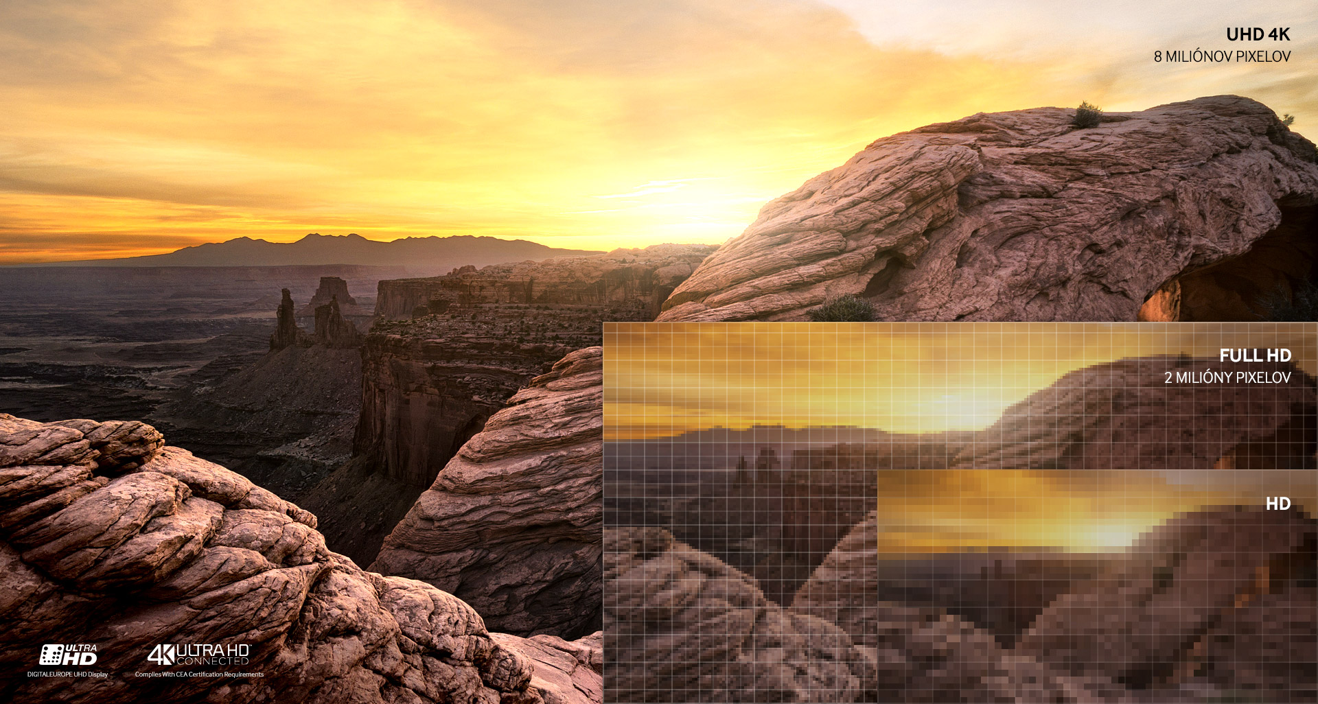 Každý detail v úžasnom 4K UHD rozlíšení
