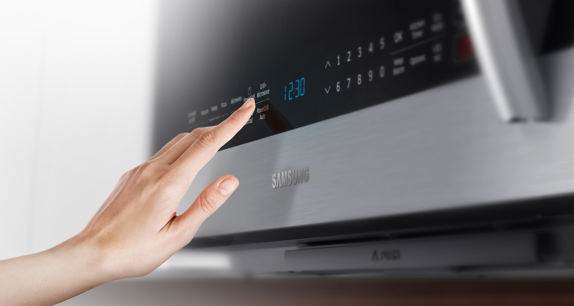 Glass touch control pad