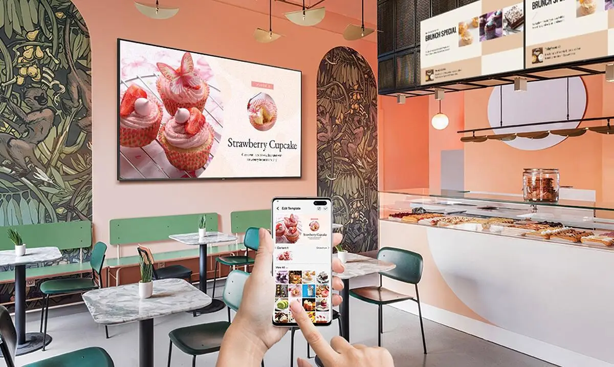 Un televisor creado para los negocios