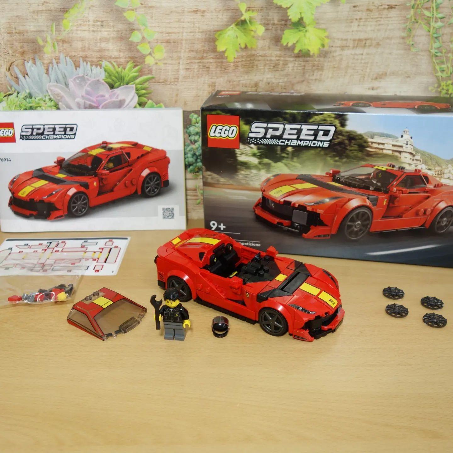 Lego speed champions 76914 ferrari 812 competizione, modellino di