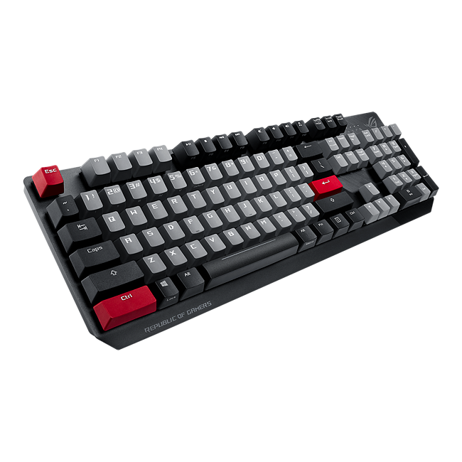 Asus Rog Strix Scope Pbt Wired Mechanical Gaming Keyboard With Cherry Mx Red Switches Uk Qwerty 90mp01g0 B0ea00 Ccl Computers
