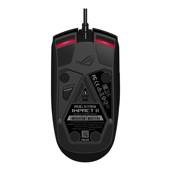 Buy Online Asus Rog Strix Impact Ii Electro Punk Ambidextrous Ergonomic Wired Gaming Mouse 60 Dpi Optical Sensor Aura Sync Rgb Lighting In India