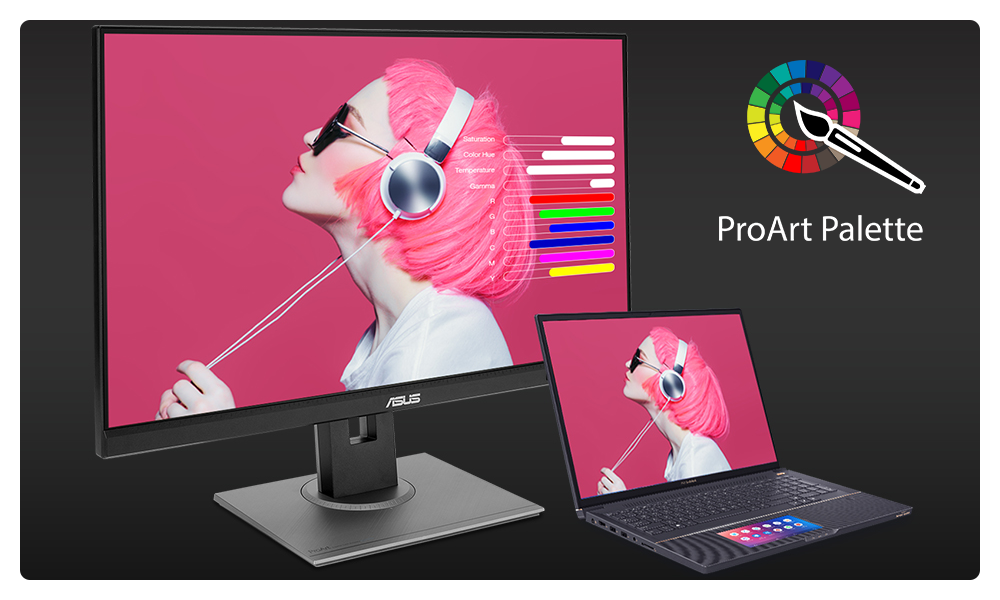 Палитра монитора. ASUS PROART pa278qv. ASUS PROART pa278qv 27. ASUS Pro Art display pa278qv. ASUS PROART pa279cv.