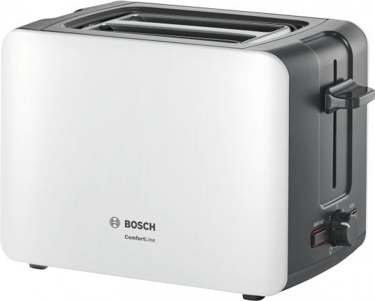 Bosch 2 Slice Toaster White Advance Bosch Comfortline Kettle, WhiteGrey