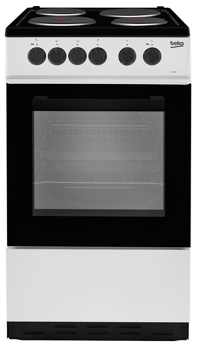 beko ks530w electric cooker in white