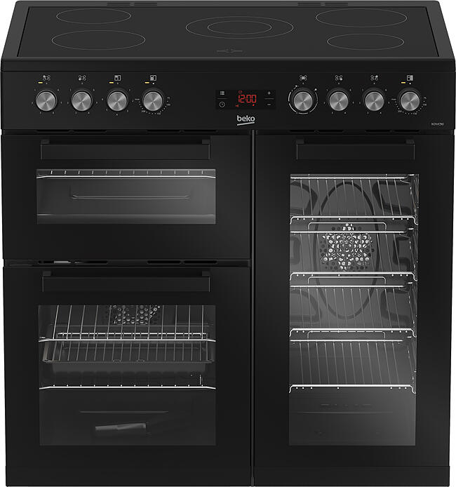 beko kdvc90x 90cm electric range cooker