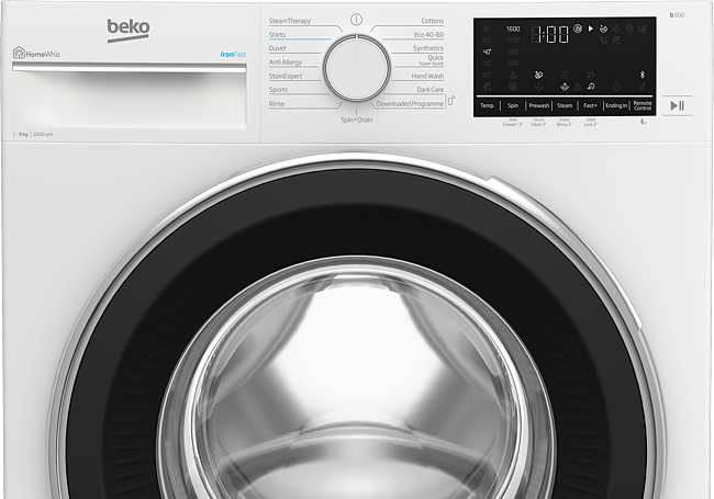 beko 9kg 1600 spin washing machine