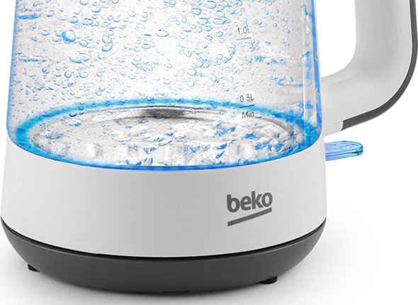 Beko WKM6321W Glass kettle | Kettles Beko New Line Cordless Glass Kettle