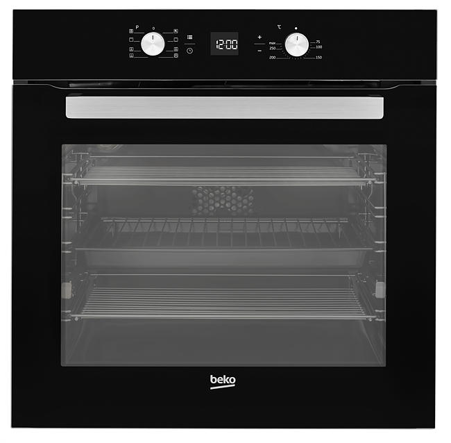 Beko Multifunction BuiltIn Single Oven Black BIM14300BC Heavins