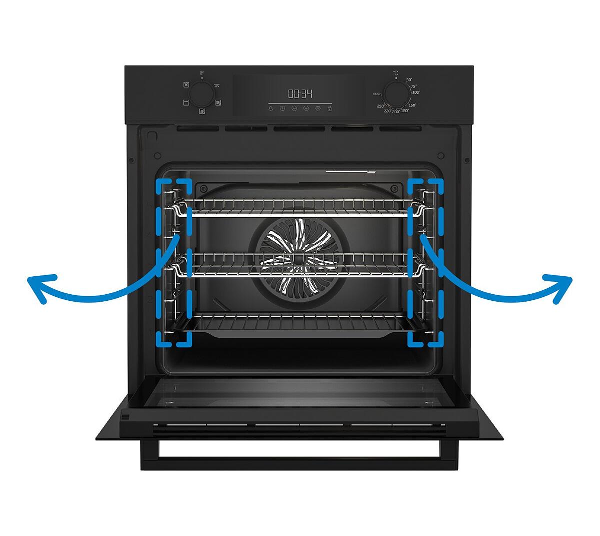 Beko BEKO Builtin Double Oven BBDM243BOC