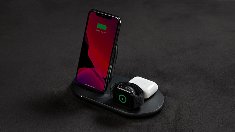 3-in-1 Wireless Charger for Apple Devices Feature 1