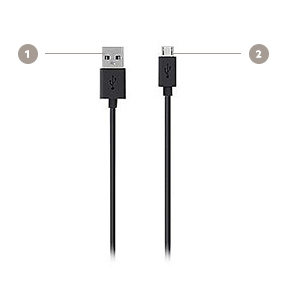 MIXIT↑™ Micro USB ChargeSync Cable Feature 2