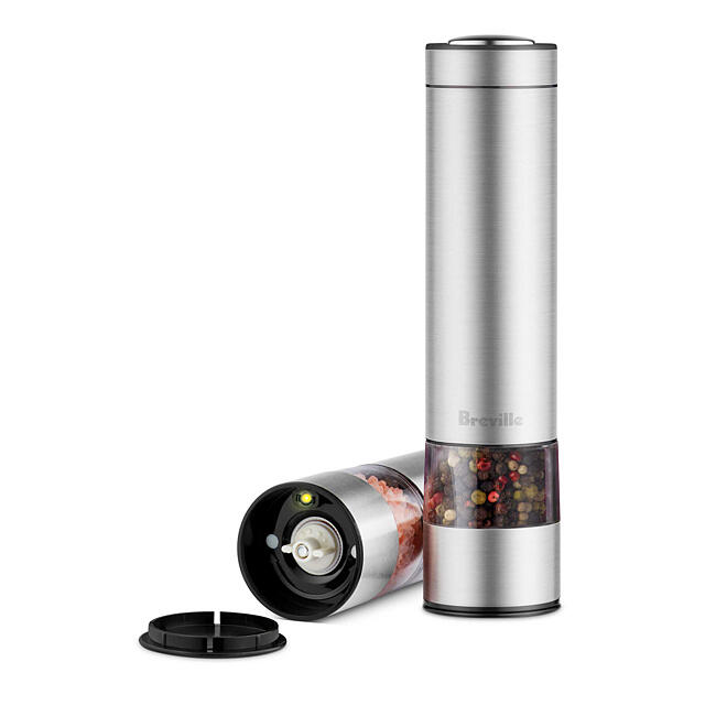 dash electric salt & pepper mill aqua