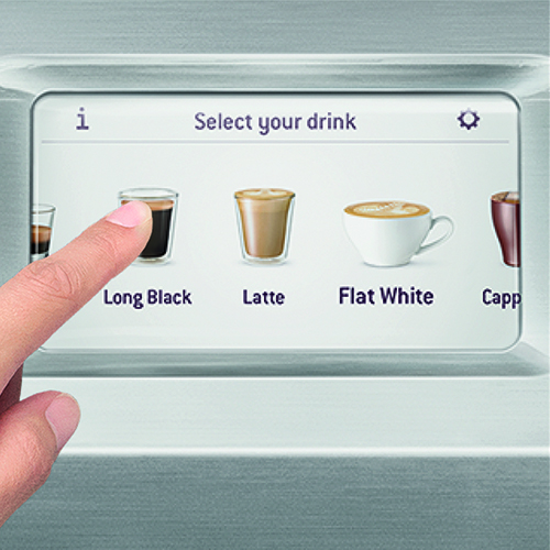 Simply swipe, select & enjoy all your coffee favourites