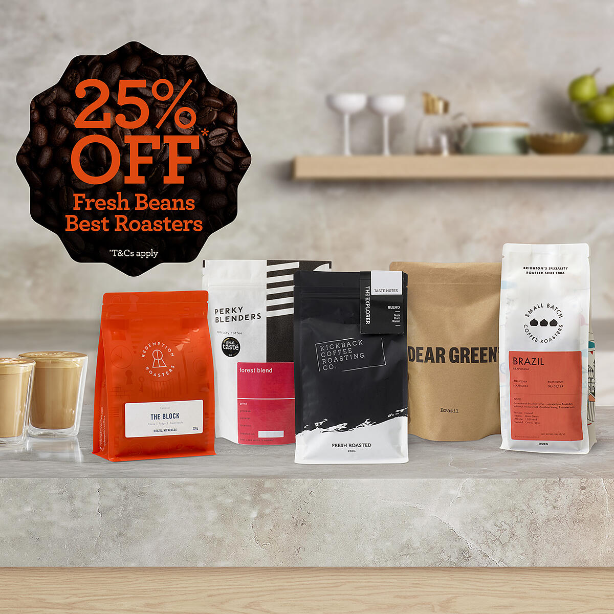 <strong> How it works<br />
<br />
</strong>1. Buy a Sage espresso or coffee machine<br />
<br />
2. Register within 30 days and get 2 free bags delivered to your door<br />
<br />
3. Get 25% off fresh beans from UK's best roasters on beanz.com - Save up to £650