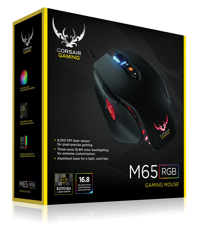 Corsair Gaming M65 Rgb Laser Gaming Mouse Black Eu