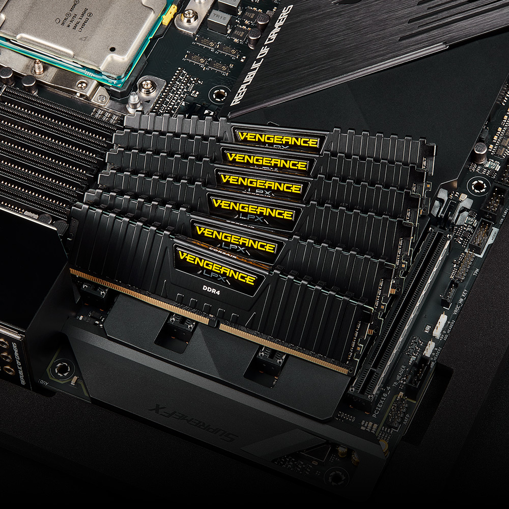 CORSAIR 8GB Vengeance LPX Siyah 3200MHz CL16 DDR4 Single Kit Ram