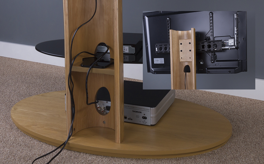 Avf Fsl930cheo Chepstow Oak Cantilever Tv Stand For Up To 65