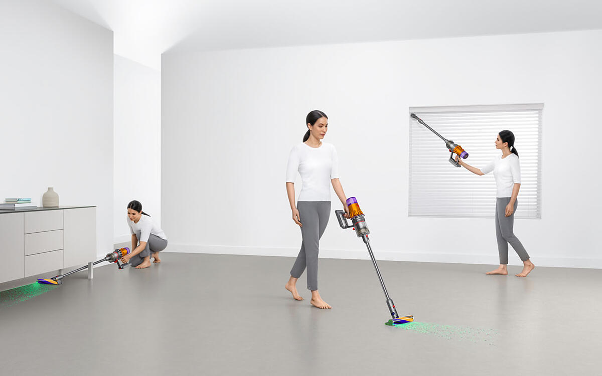 Powerful 3-in-1 cleaning