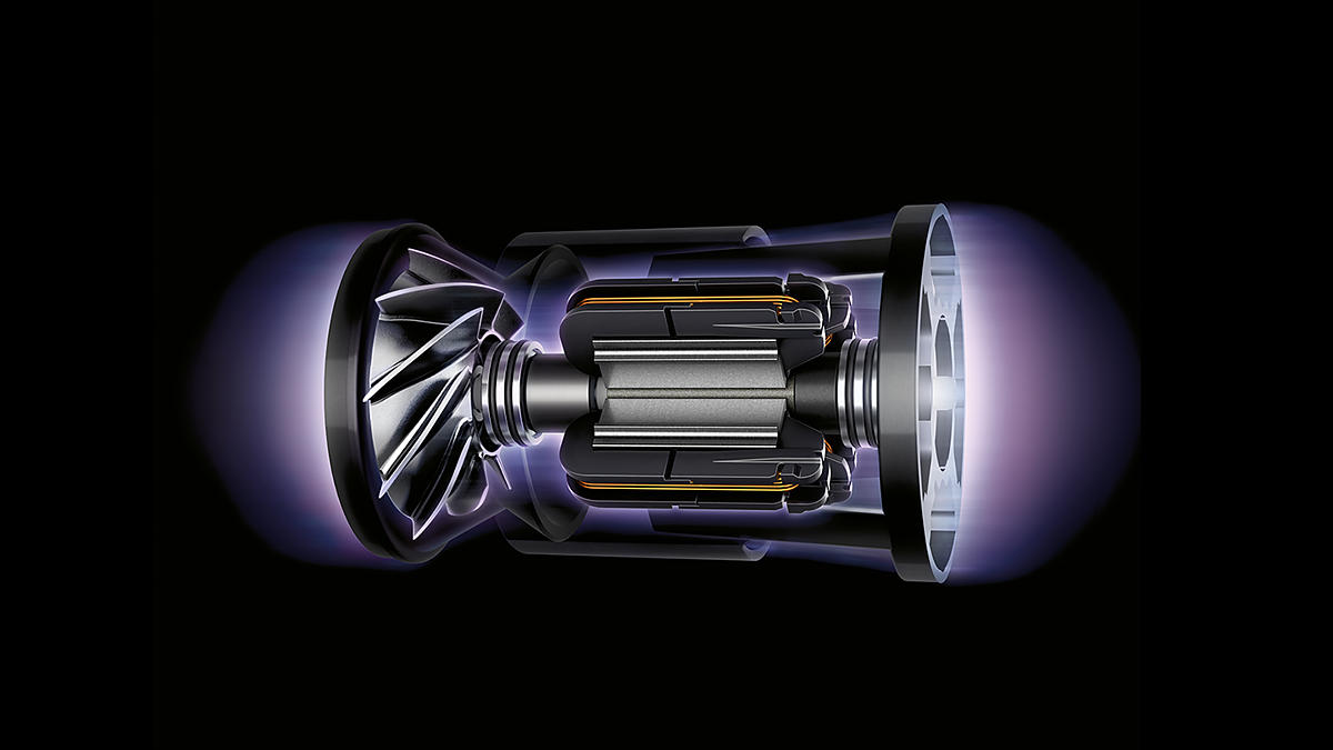 Dyson digital motor V10. Generates the suction power of full-size vacuum. <SUP>1</SUP>
