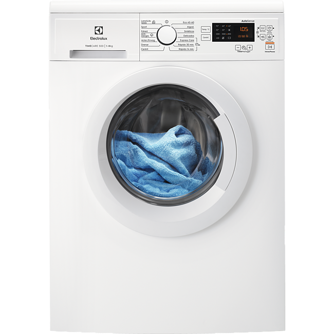 Lavadora Electrolux EN2F4822BF Clase C 8 kg 1200 rpm