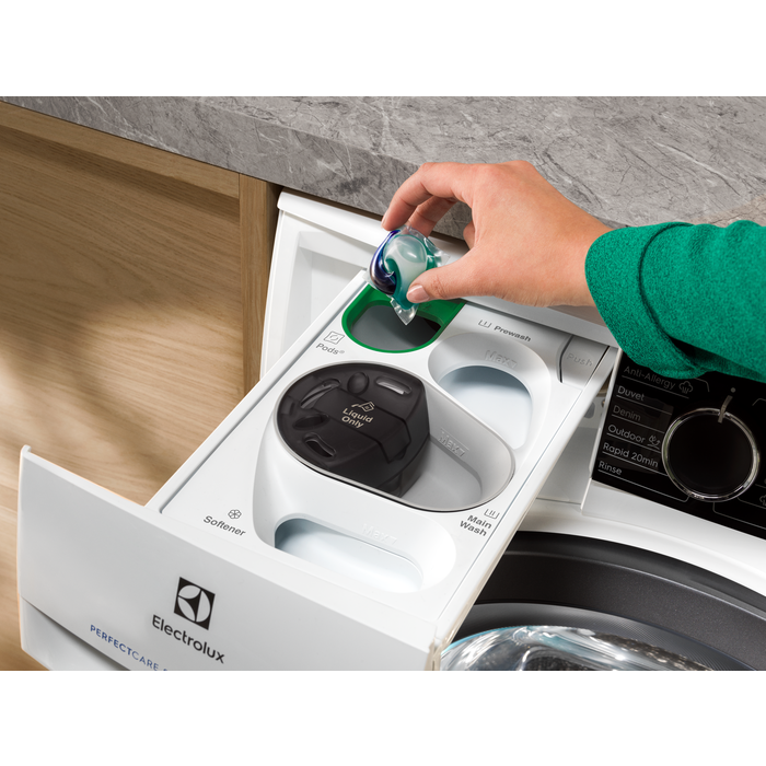 UniversalDose: hatékonyabb tisztítás a hideg vizes és rövid programoknál az univerzális adagoló fiókkal
