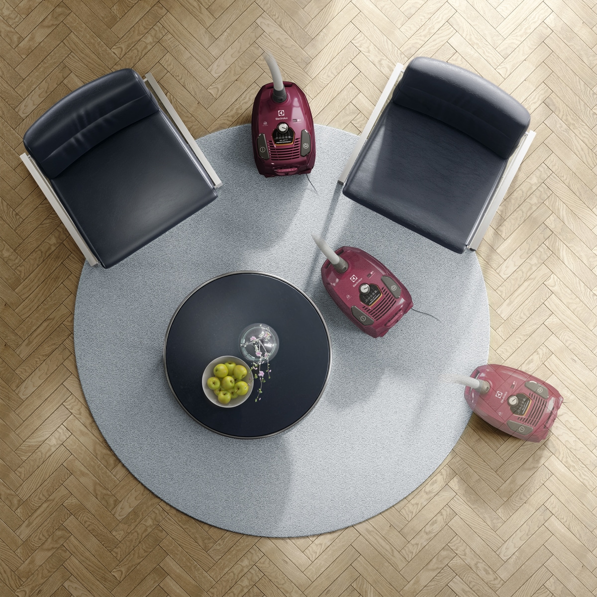 360° Motion Technology™ til at nå nemt rundt i hjørnerne