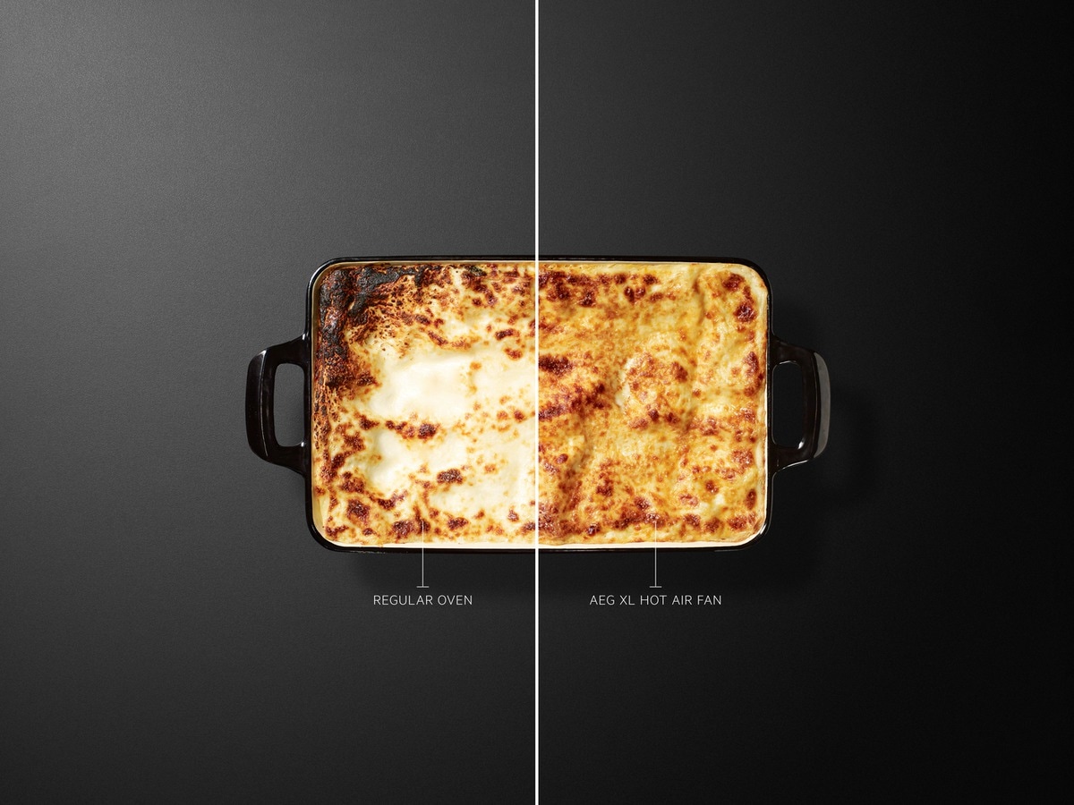 Ventilador XXL, cocina de manera uniforme y eficiente