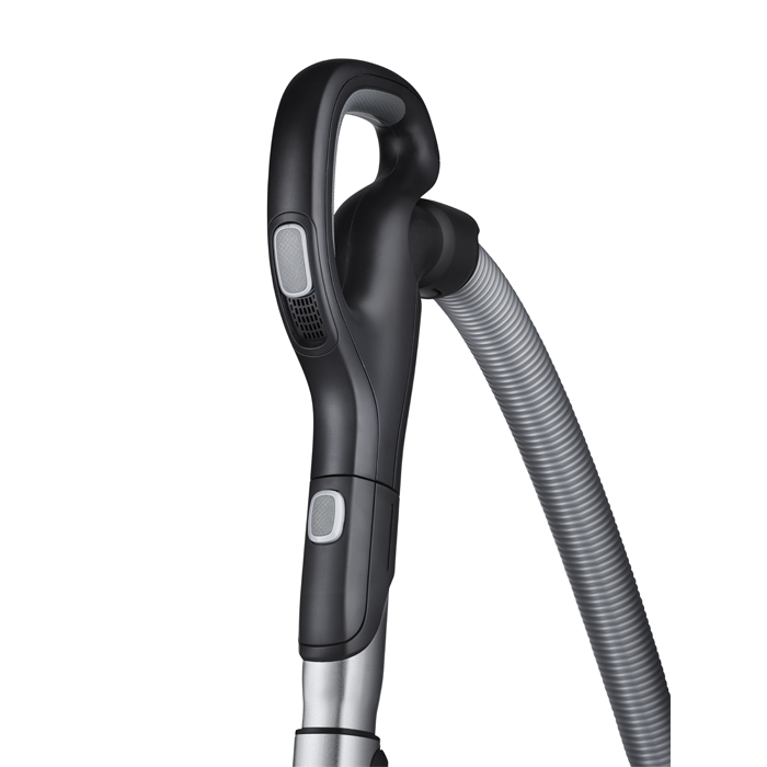 AeroPro™ Ergo handle with an air valve for easy airflow regulation
