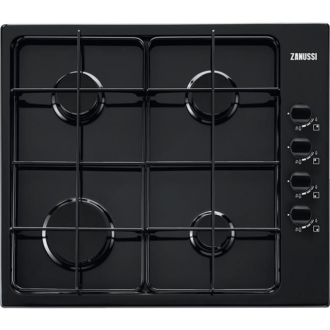 Zanussi ZGG62414BA 60 cm gaz Taque de cuisson