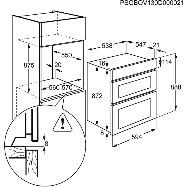 Zanussi built in double oven deals zod35802xk