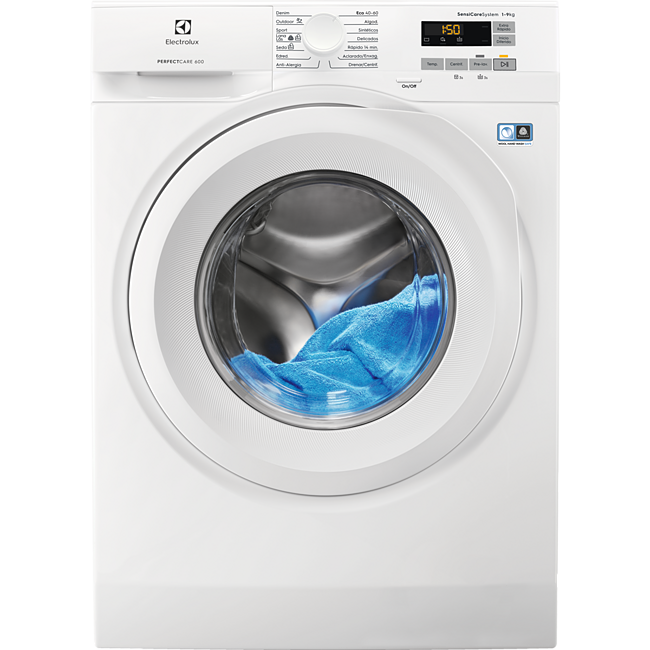 Lavadora Carga Frontal - Electrolux EW6F5922EF lavadora Independiente Carga frontal Blanco 9 kg 1200 RPM A+++-20%