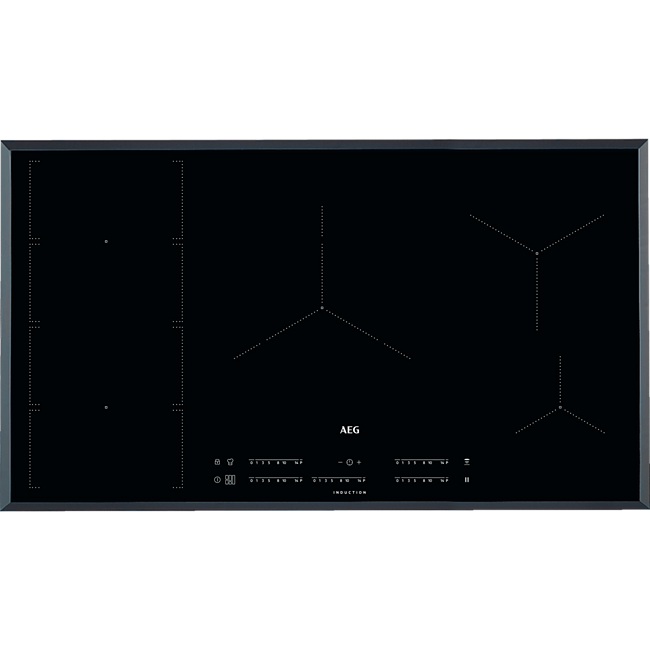 Placa de inducción AEG de 5 zonas y 90 cm IKE95471FB