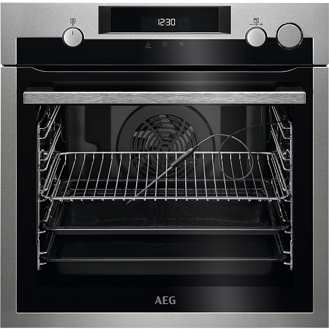 Horno - AEG BSE577121M 72 L A+ Negro, Acero inoxidable