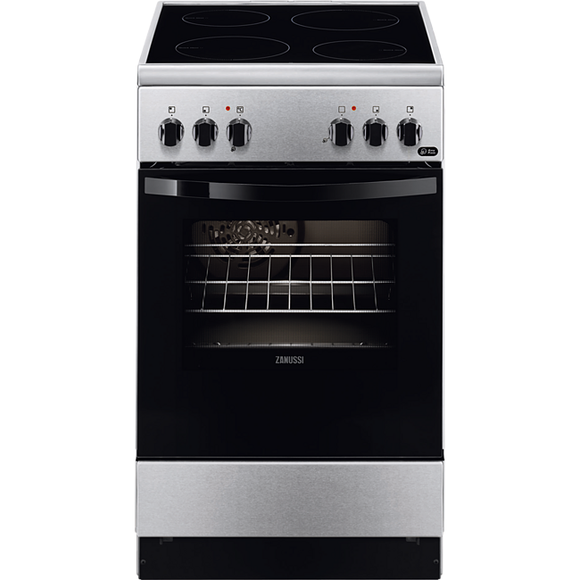 Cocina Vitrocerámica Zanussi ZCV550G1XA 85 CM 4F Inox