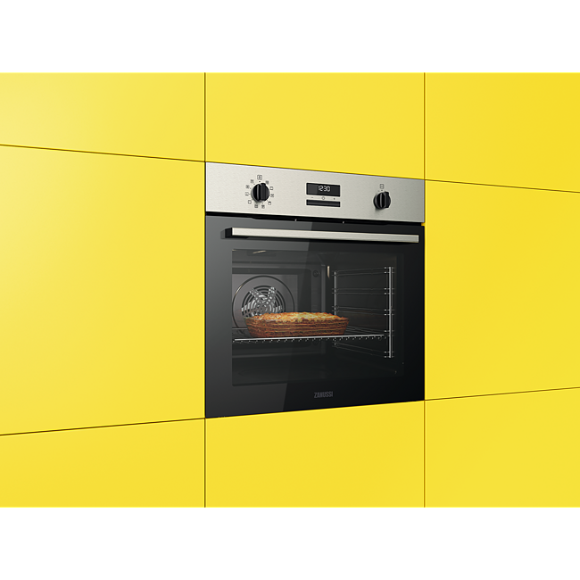 Horno - Zanussi ZOPXE5X1 57 L 2515 W A+ Negro, Acero inoxidable