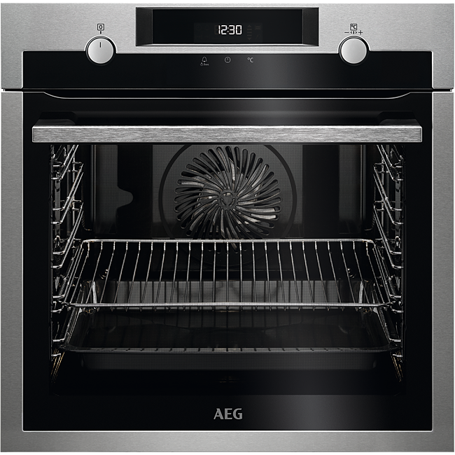 Horno - AEG BPE53512YM 71 L A+ Negro, Acero inoxidable