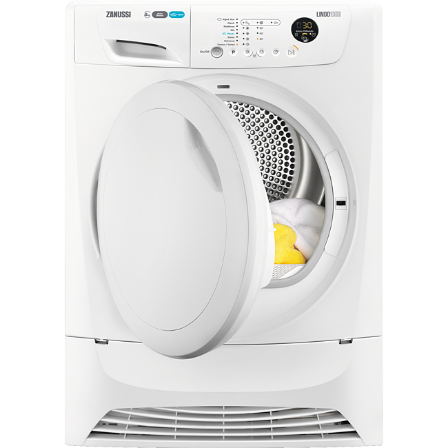 Secadora Bomba de calor - Zanussi ZDH8333PZ1 Independiente Carga frontal Blanco 8 kg A+