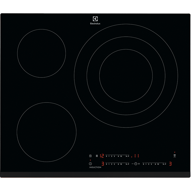 Placa de Inducción - Electrolux LIT60346 hobs Negro Integrado Con placa de inducción 3 zona(s)