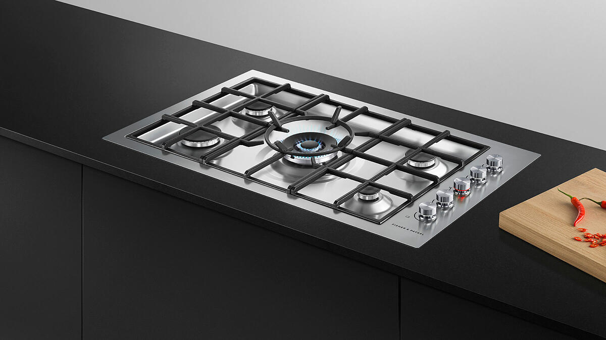 FISHER & PAYKEL SERIES 5 GAS ON STEEL COOKTOP, 60CM CG604CNGX2 2NDS