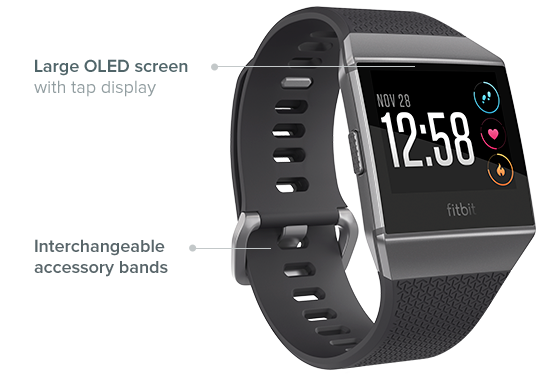 Fitbit Ionic Smart Fitness Watch (Blue 