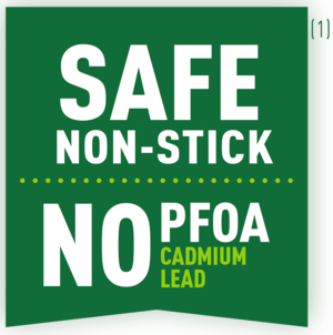 100% safe non-stick coating