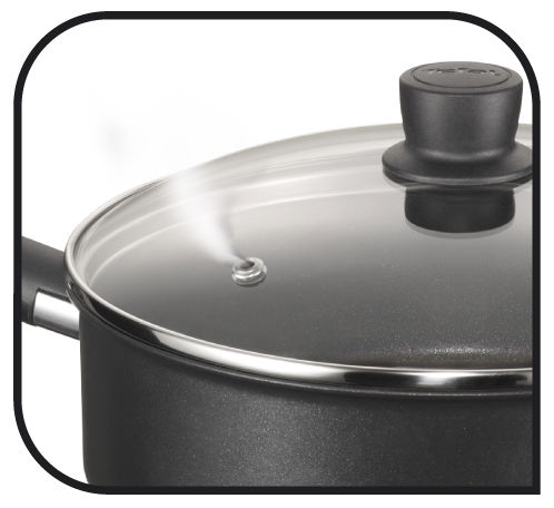 Tefal Tefal C2102282 Revelation 16cm Non-stick Saucepan with Glass Lid