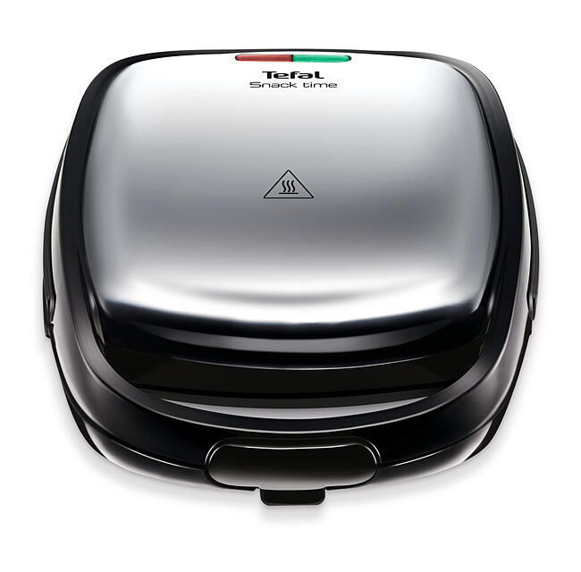Tefal Snack Time SW341D40 Sandwich and Waffle maker, Stainless steel