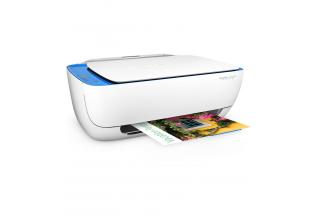 HP Deskjet Ink Advantage 3635 All-in-One Printer, Right facing, with output