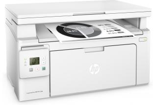 HP LaserJet Pro MFP M130a, Right facing, with output