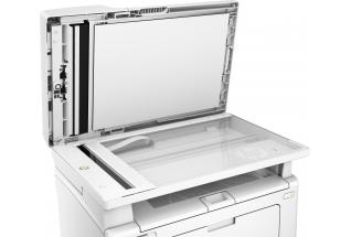 HP LaserJet Pro MFP M130fn, Detailed view of scanbed